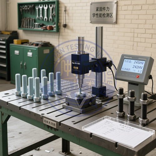 夹板螺栓表面硬度检测